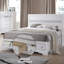 Lit Ek avec pied de lit de rangement, lit de rangement