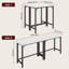 Table de bar étroite 35 po, table de pub pour la salle à manger, tables de bar avec structure en métal robuste-128734996