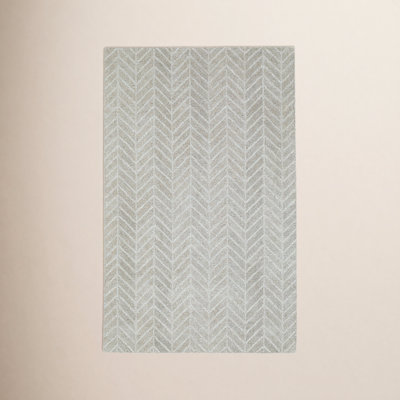 Aldin Hand-Tufted Chevron Rug