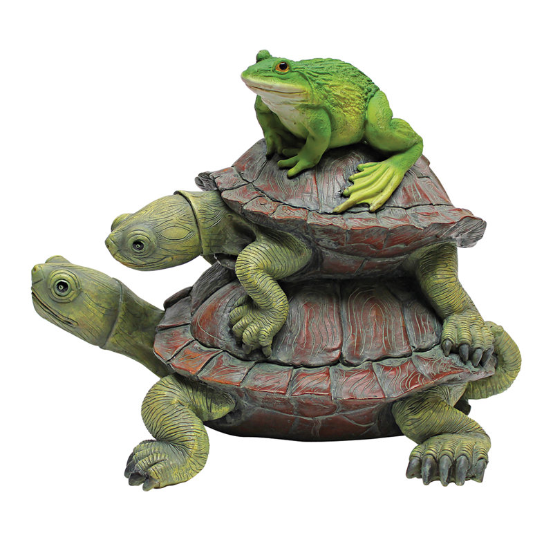 In Good Company Frog and Turtles Statue