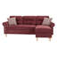 Ensemble de canapé modulaire réversible en polyfibre Paparika-1874556147