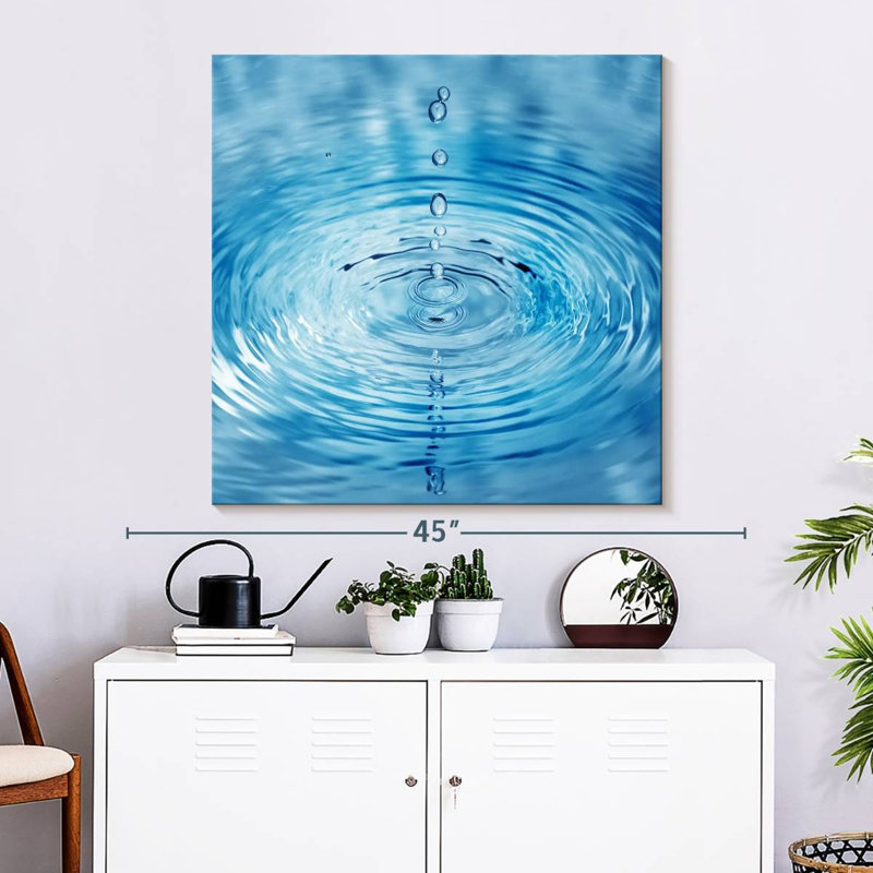 Alvord Falling Water Ripples, 33" H x 33" W