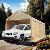 12 ft. W x 20 ft. D Polypropylene Garage Shed