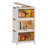Foldable Storage Bins with Lid with 4Pcs 360Â° Rotatable Wheels Set Of 3