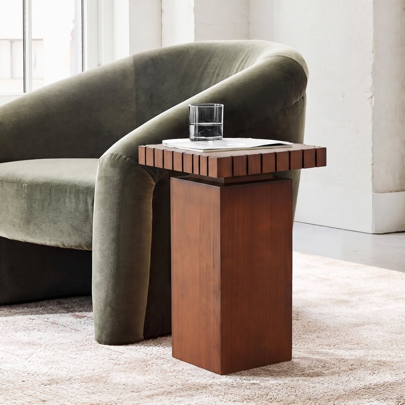 Table d'appoint carrée en pin