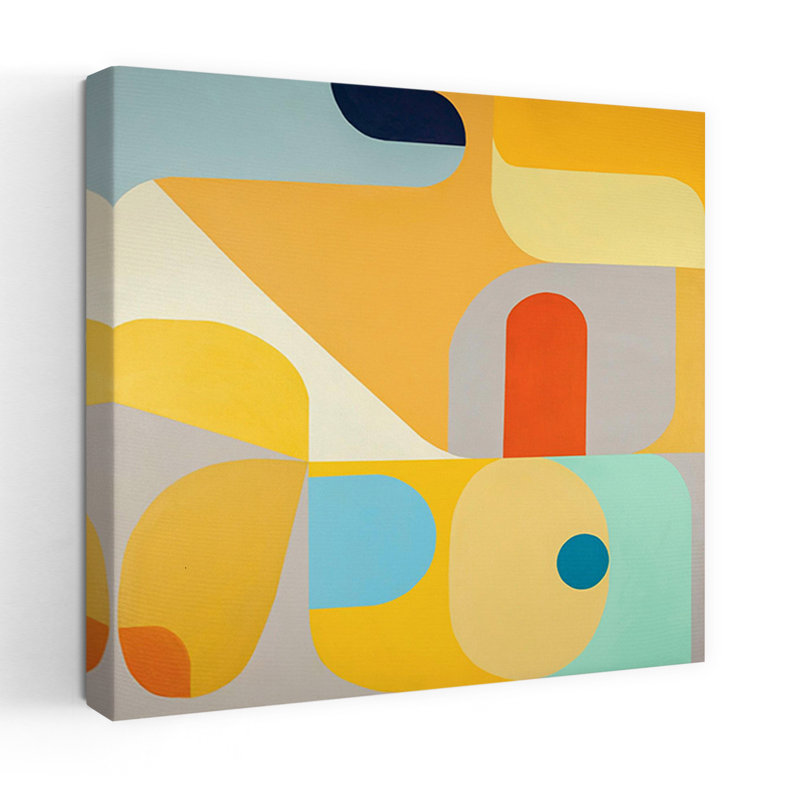 «Slant Of Light», art moderne contemporain abstrait, H 18 po x l 18 po