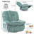 Swivel Zero Gravity Recliner Chair With Massage & Heat – Oversized Swivel Rocker Chair For Adults (set Of 2)-1481118118
