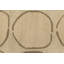 Tapis oriental crème et brun moderne 5 x 8
