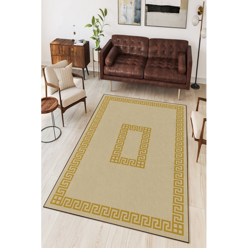 Eco-Friendly Hall Carpet, 100% Polyester, 39.4 x 59.1 inches | Antibacterial, Non-Slip PVC Dot Underside, 650 g/m², 0.16 in Pile Height | Machine Washable, Digital Printing, Powder Color | Perfect for Home Décor