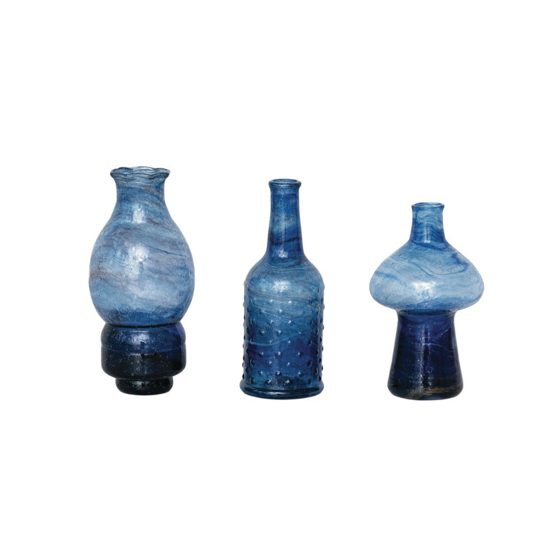 Vases en verre soufflé
