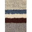 Tapis rectangulaire en laine touffeté à la main multicolore