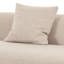 Godalming Cream Boucle Armless 2-Seater