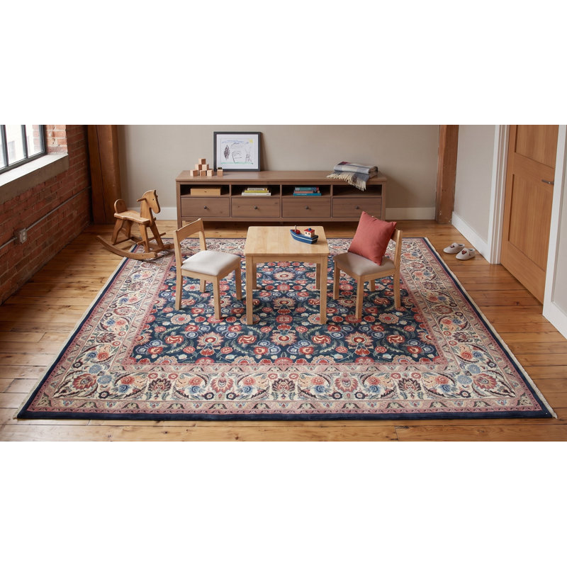 Tapis oriental vert et vert pak-persan