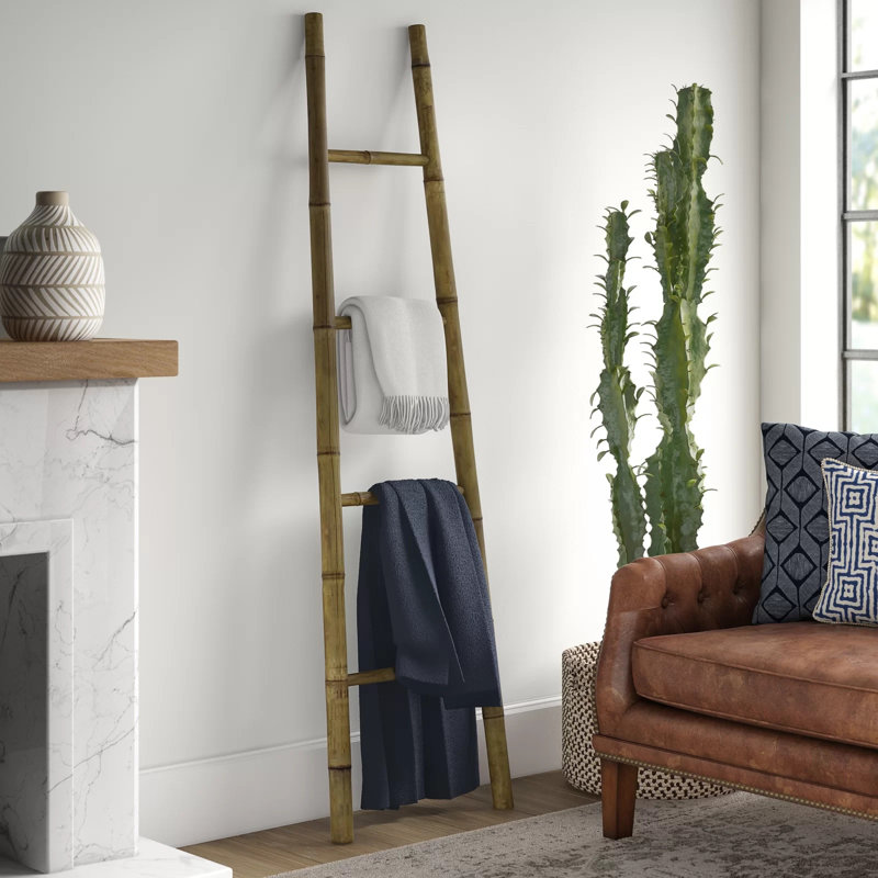 Bathroom Storage 6 ft Blanket Ladder