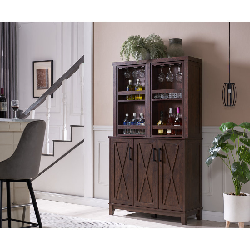 Bar rotatif Brierfield, Acajou