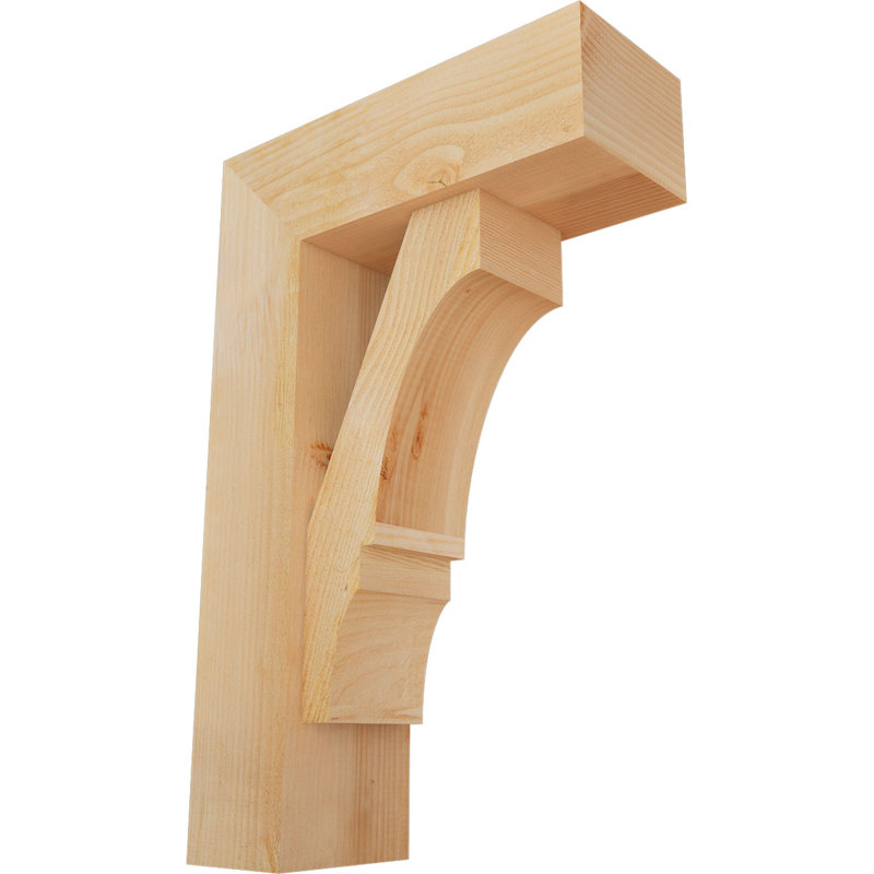 Support de bloc Balboa avec entretoise décalée, 34 x 22, Sapin Douglas de l 8 po (scié brut)