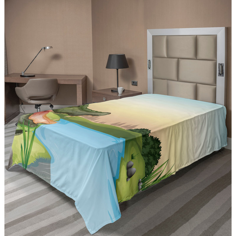 Drap plat Ambesonne, Drap plat pour lit simple