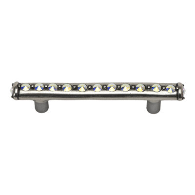 Caché pull with center of Swarovski Aurore Boreale Crystals