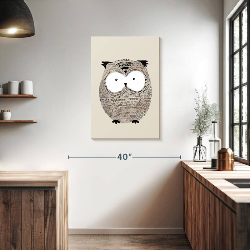 Petite chouette Brampt, H 36 po x l 24 po
