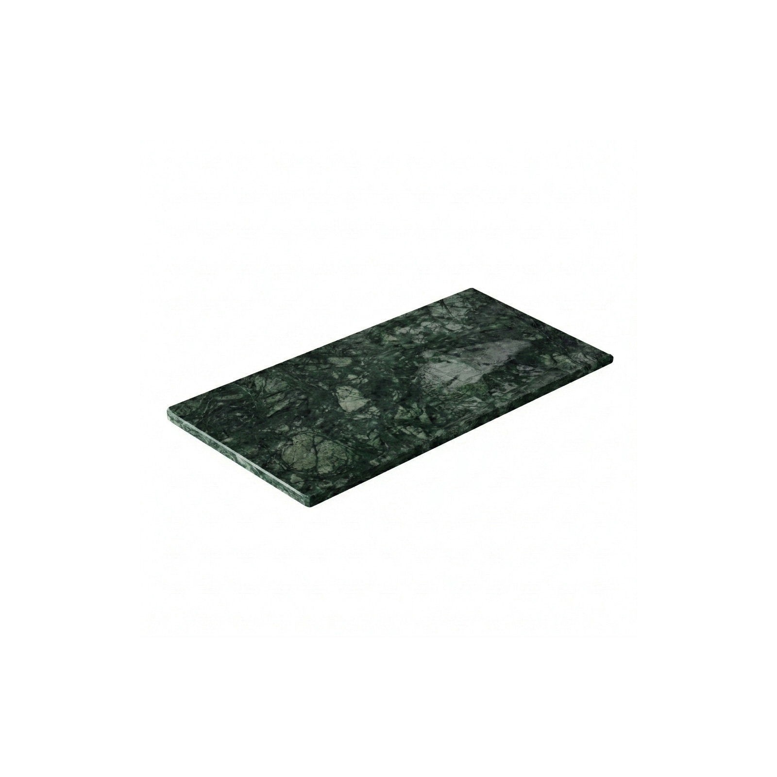 Cole and Grey Marble Green Living Room Decor Tray with White Accents, Green 