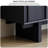 Simple Modern Black Wooden Sideboard