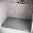 Streamline 60 in. x 36 in. Alcove Acrylic Shower Base in Matte Grey with Center Drain, Drain Included-118934393