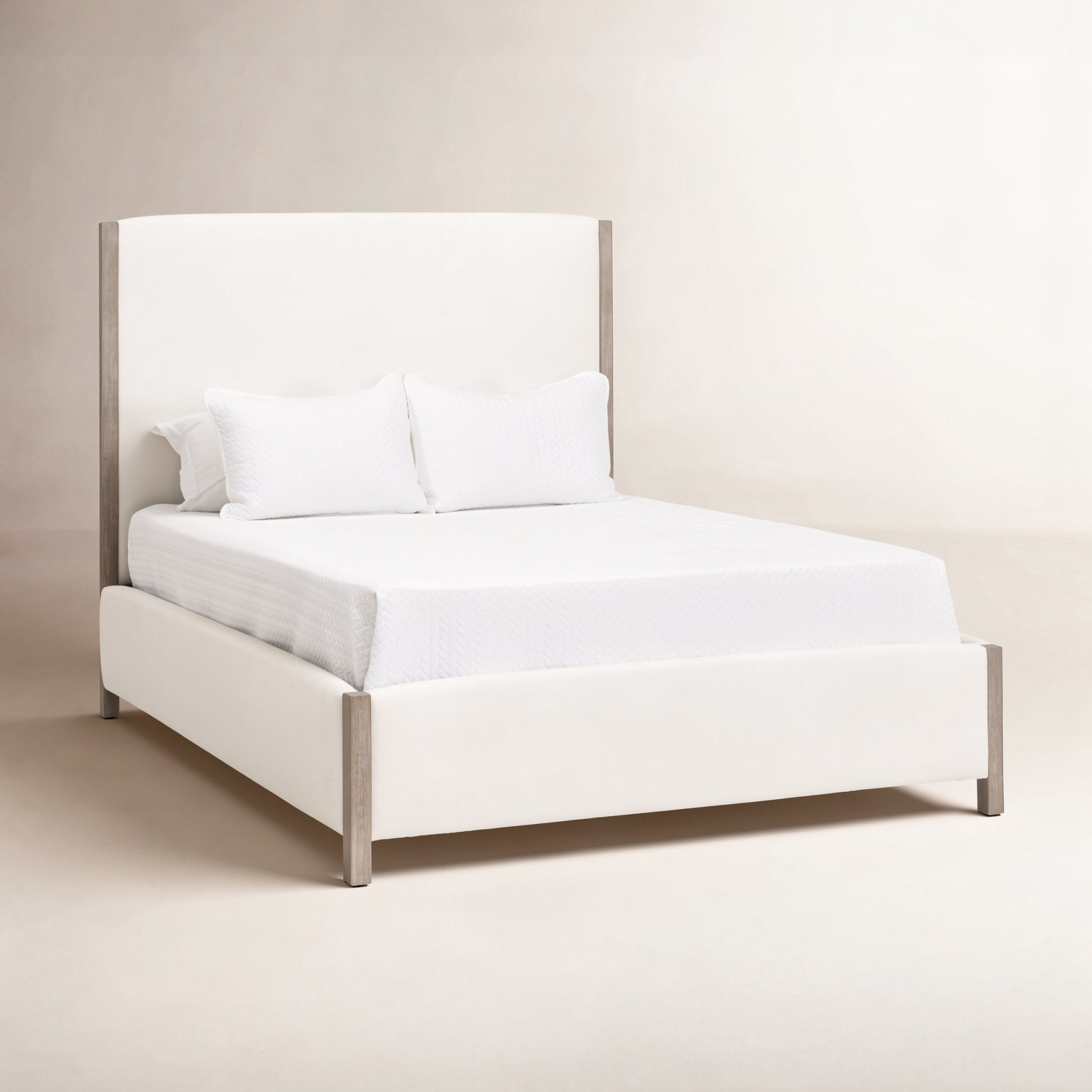Upholstered Platform Bed, Queen