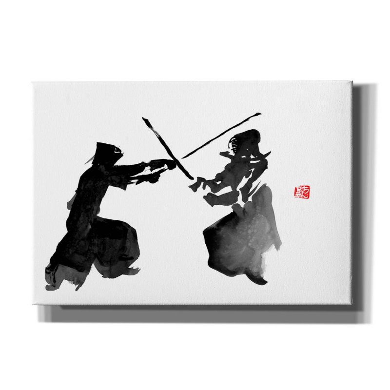 "Kendo" par Pechane, H 18 po x l 26 po x P 0,75 po