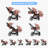 Foldable Twin Stroller With Adjustable Backrest-115356144