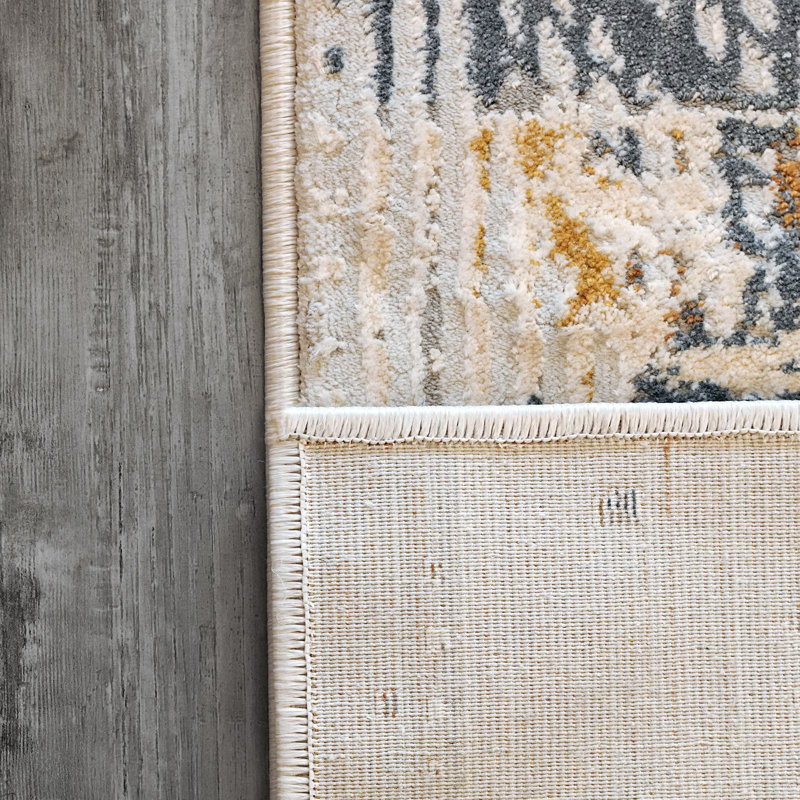 ELIXIR 5,3 x 7,7 5167-897 TAUPE GRIS BLEU MARINE, Rectangle 6 pi x 9 pi