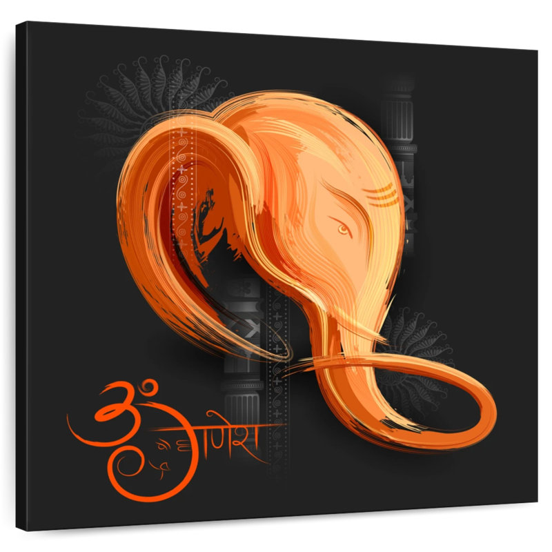 Adella Hindu God Lord Ganesh, 36" H x 36" W