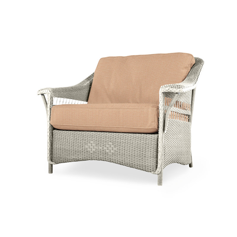 Nantucket Outdoor Lounge Chair, Fife Aruba, Linen