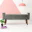 Banc de rangement à couvercle rabattable rembourré Carkin-1234030992