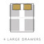 Arienne Pocketsprung Divan Bed Set-38486622-38486620-38553279