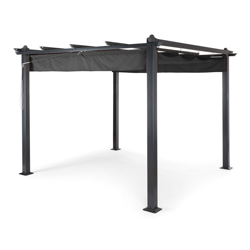 Pantheon 2.25m x 3m Pergola, Grey