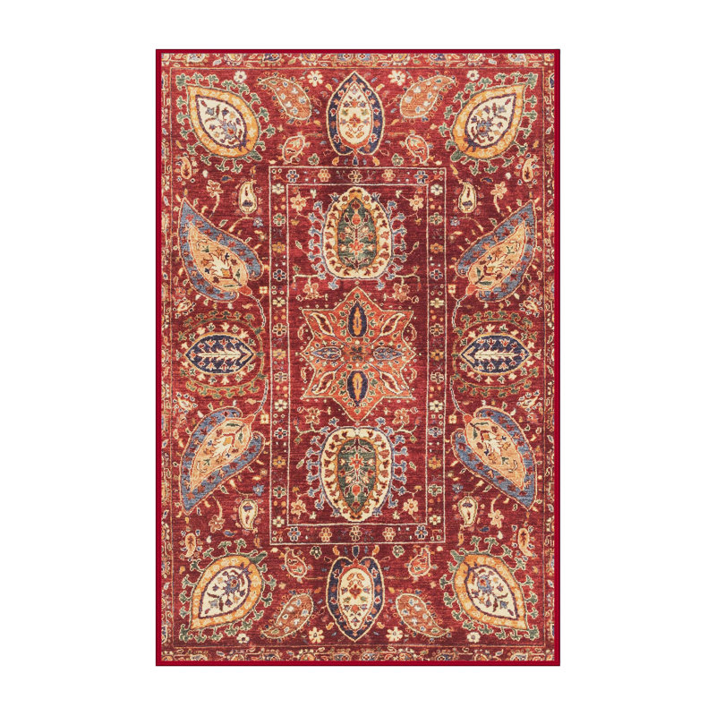 Abstract Indoor Rug, Rectangle 2' x 4'
