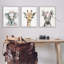 «Pink Rose Jungle Animals», ensemble de 3 giclées par LSR Design Studio-1312570440-1312570434