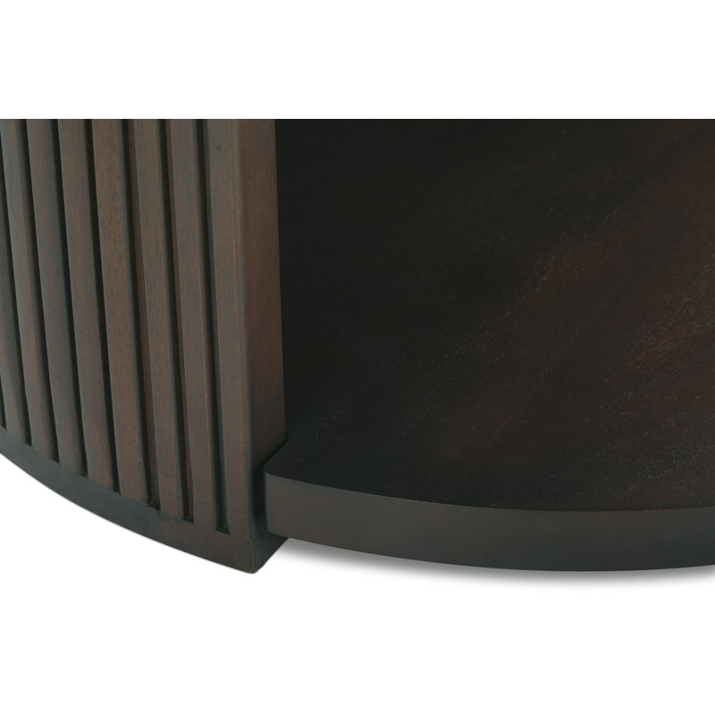 Table de bout Kindred, Marron foncé