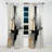 Beige And Black Divine Simplicity V - Painting Curtain - Velvet Blackout Abstract Curtain - 1 Panels-107522979