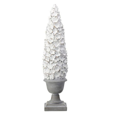 Décoration fleur topiaire dans un pot