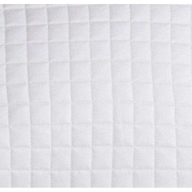 Ready-to-Bed Solid Color 100% Lyocell Sham, King Sham, White