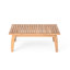 Ensemble de conversation d'extérieur 2 pièces en bois d'acacia et corde