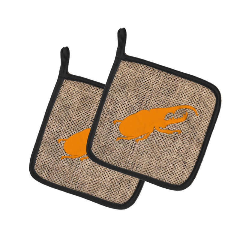 Cuisinier poignée de la coléoptère des oliveraies août Kunzler, Orange