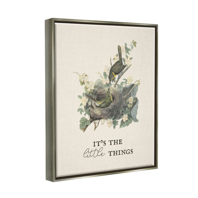 «It's The Little Things Bird Nest», estampe numérique par Lil 'Rue