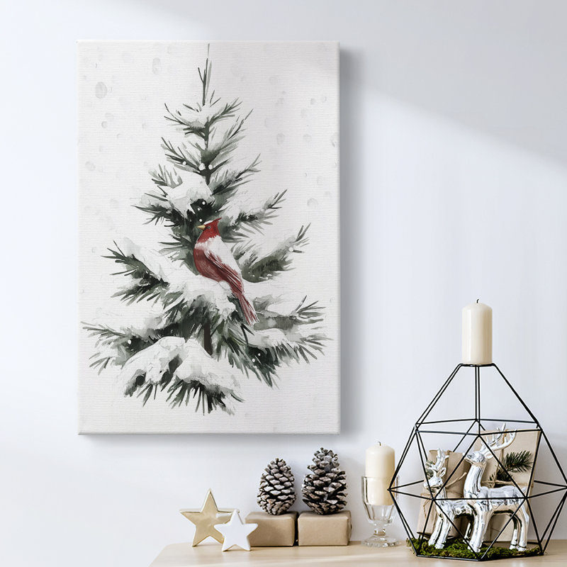 Art des Fêtes de Noël - Toile tendue avec châssis CD XXIX, H 60 po x l 40 po