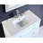 Dowell 36" White Ceramic Single Bathroom Vanity Basin,36Wx18dx7h