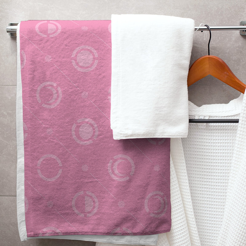 Serviette de bain Classic, Rose tire
