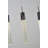 4-Light Matte Black Island Lighting With Clear Bubble Crystals-541924776