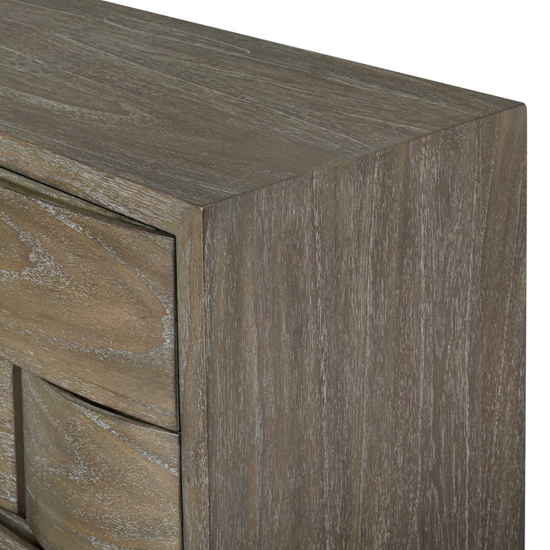  Lydon 4 Drawer Brown Finish Chest