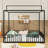 House-Shaped Design Metal Bed With Slats-1264749055-1264749054